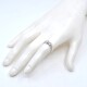 Anillo platino con brillantes baguette y redondos Anillo platino con brillantes baguette y redondos
