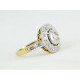Anillo Oro 18K, Platino Y Brillantes Anillo Oro 18K, Platino Y Brillantes