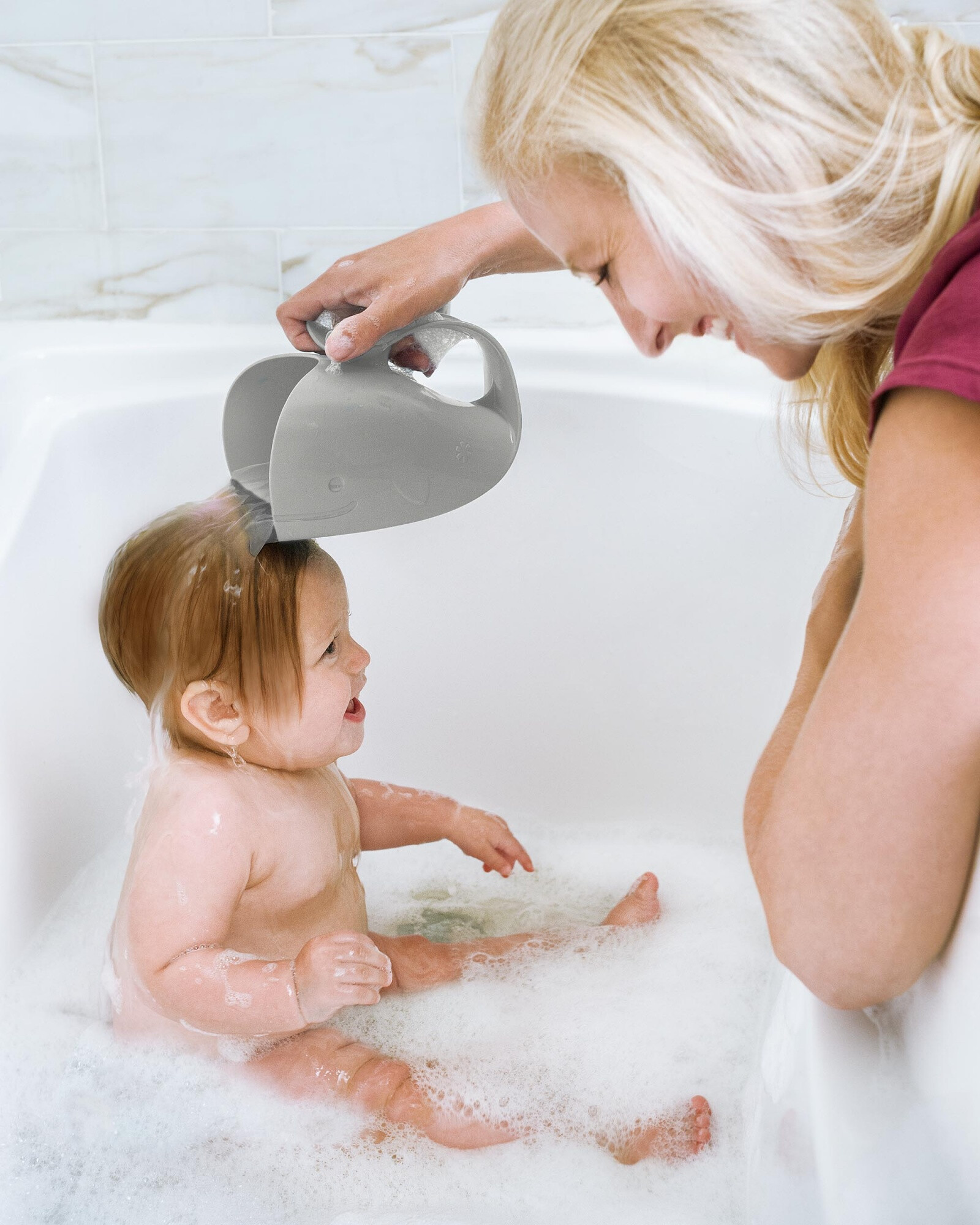 Jarra para enjuague de baño, gris Jarra para enjuague de baño, gris