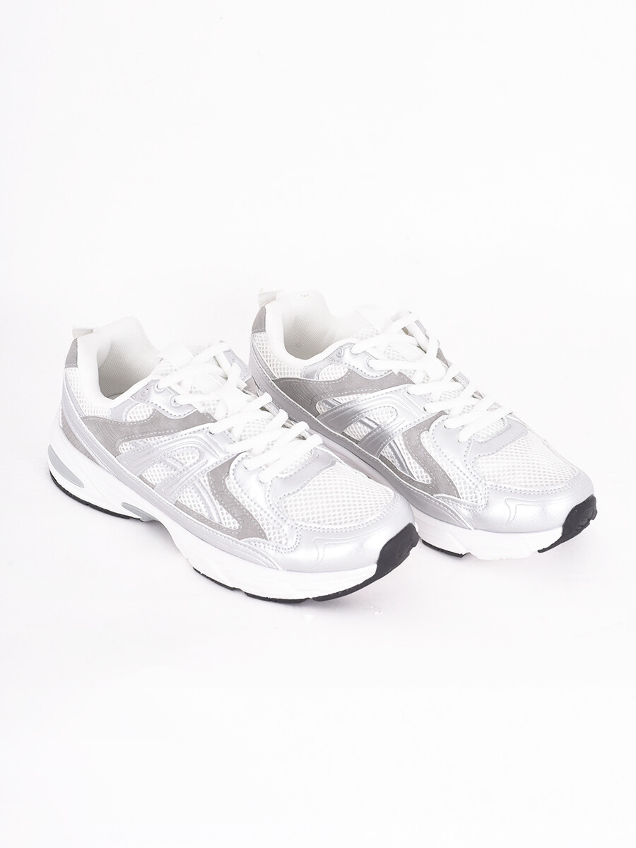 ZAPATILLA AZO - PLATEADO 