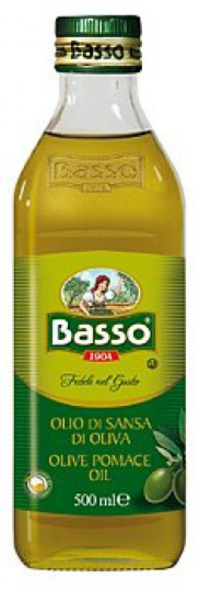 ACEITE DE ORUJO DE OLIVA BASSO POMACE 500ML ITALIANO 