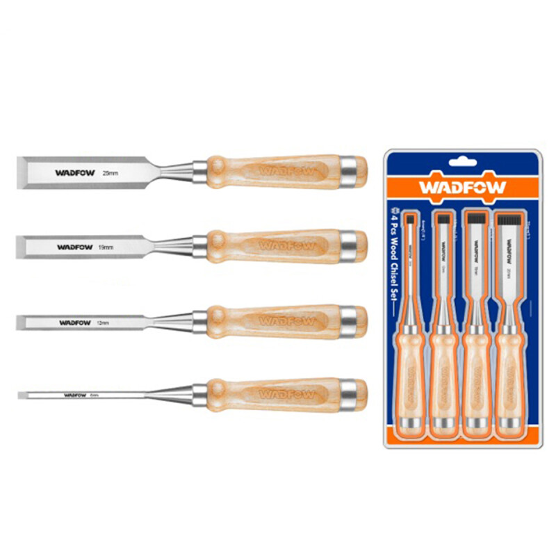 JUEGO DE 4 FORMONES MANGO MADERA WADFOW WWC3214 JUEGO DE 4 FORMONES MANGO MADERA WADFOW WWC3214