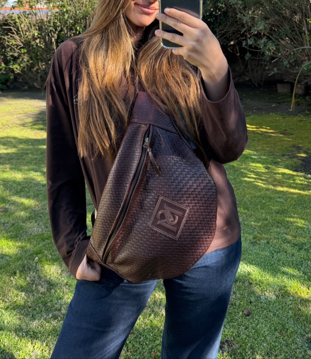Braided Fanny Pack XL - Chocolate 