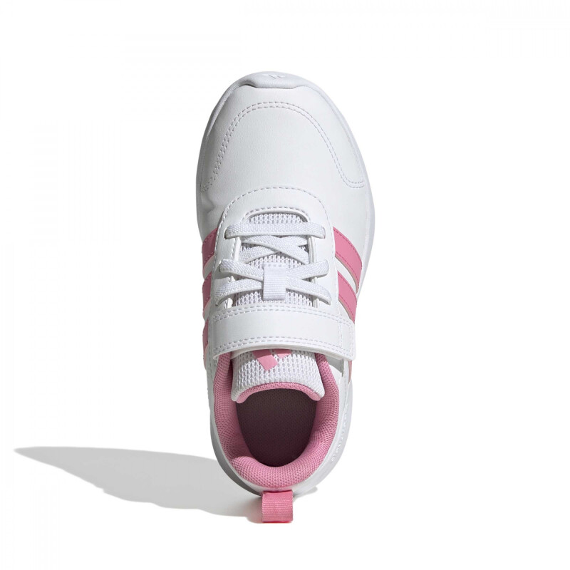 Championes Adidas VL MOVE EL C niños KH9755 Blanco-rosa