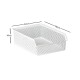 Organizador calado línea apilable M BLANCO
