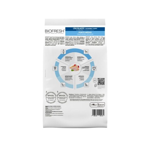 Biofresh Perro Cachorro Raza Mediana 10,1kg | Crecimiento Biofresh Perro Cachorro Raza Mediana 10,1kg | Crecimiento