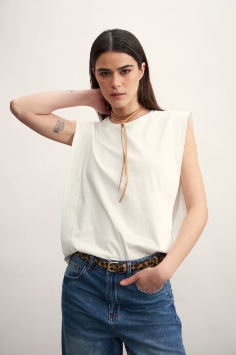 Remera Grisel Blanco