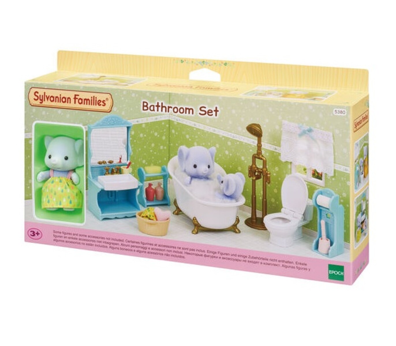 Sylvanian Families Elefante + Set De Baño 