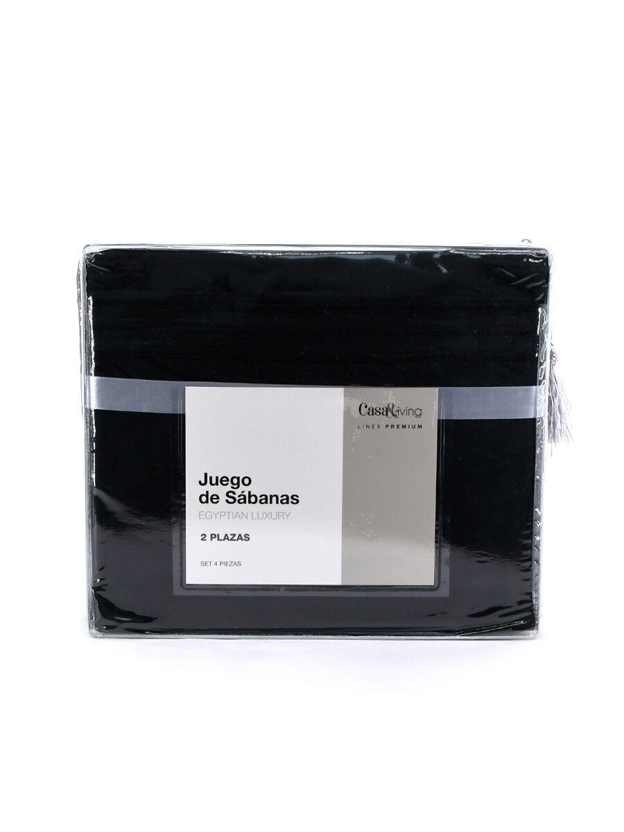 SABANAS JUEGO EGYPTIAN - NEGRO 