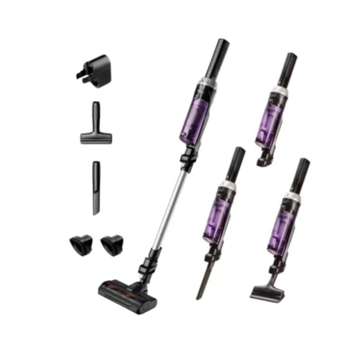 Aspiradora Inalambrica Stick X-Nano Rowenta 2 En 1 Super Liviana - Negro 