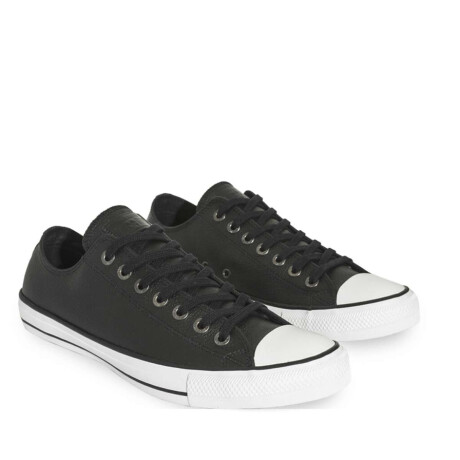 Championes Converse Chuck Taylor As Leather Hi Black Low Low