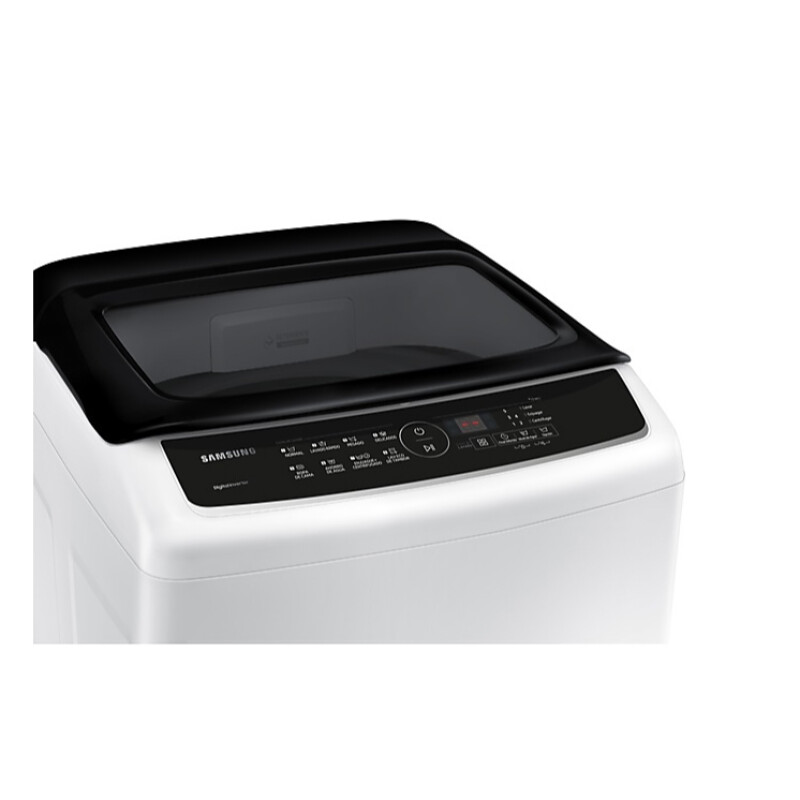 Lavarropas Samsung Carga Superior 8 kg Blanco con Ecobubble, Dual Storm y Digital Inverter WA80CG4240BW Lavarropas Samsung Carga Superior 8 kg Blanco con Ecobubble, Dual Storm y Digital Inverter WA80CG4240BW