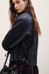 CAMISA EMILIA CUERO Negro