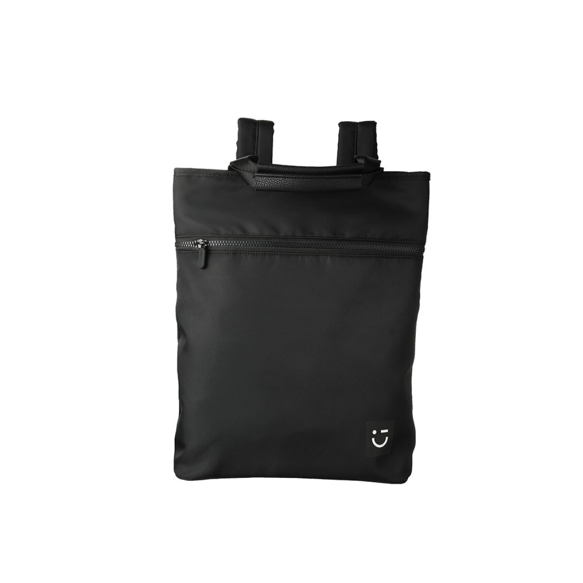 Mochila rectangular - negra 