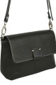 Morral con solapa chico Negro