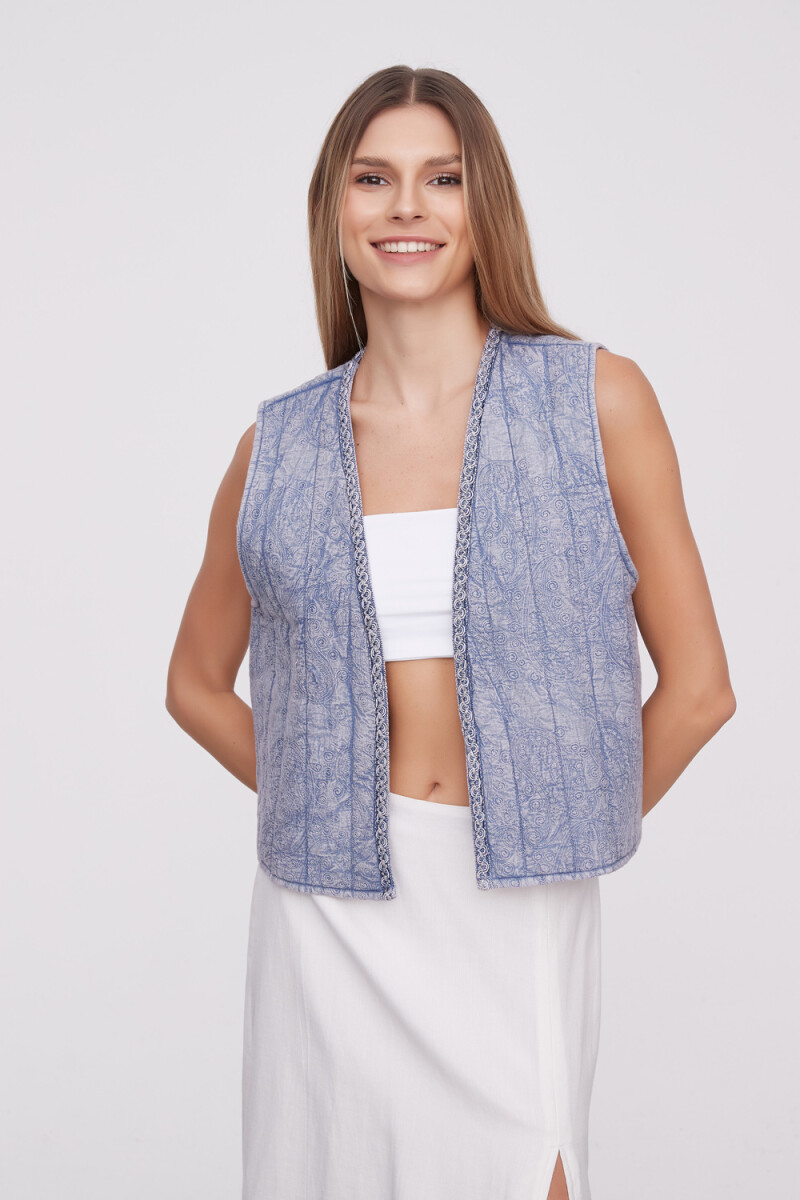 Chaleco Hibiscuss - Estampado 1 