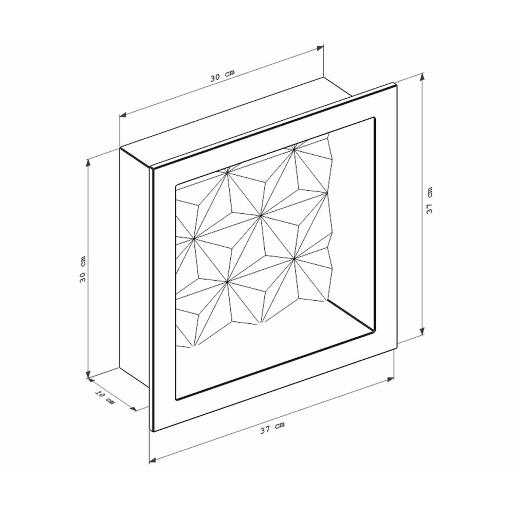 NICHO DE EMPOTRAR PARA DUCHA MARMOL SINTETÉTICO 30x30 CM BEIGE Nicho De Empotrar Para Ducha Marmol Sintetético 30x30 Cm Beige