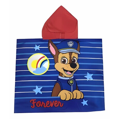 Bata Poncho Plus Paw Patrol Azul