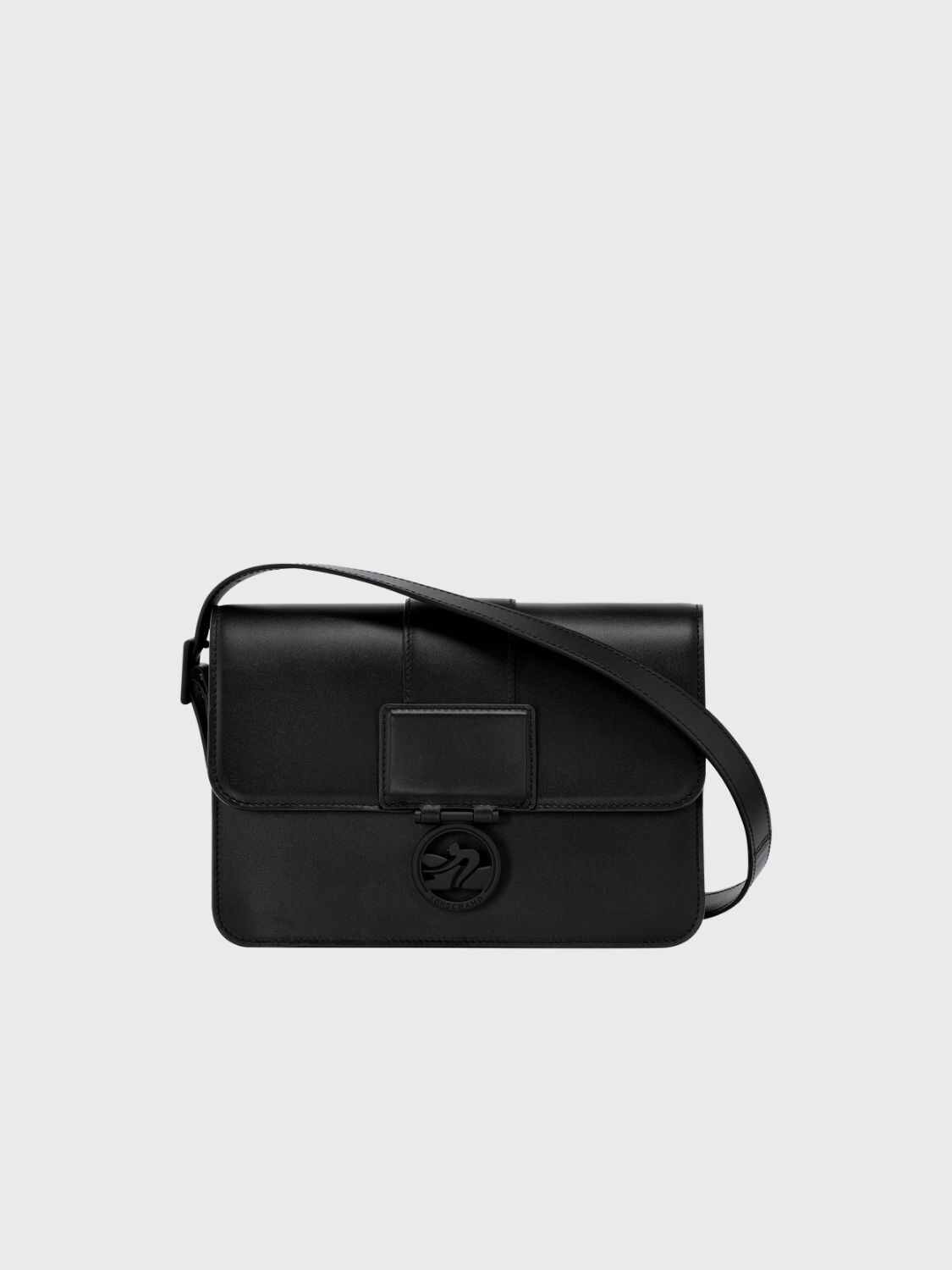Longchamp -Bolso de hombro M, Box-Trot Negro