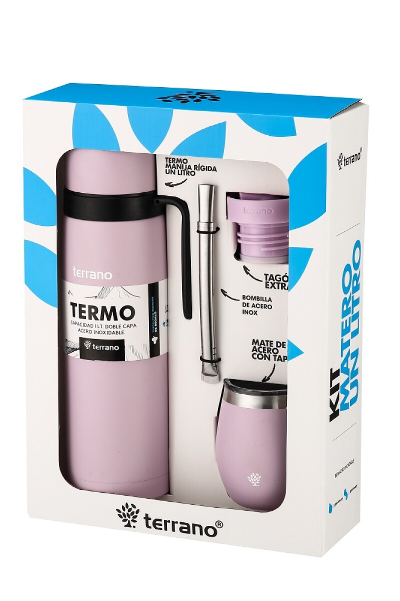 KIT MATERO BALA 750ML TERRANO LILA