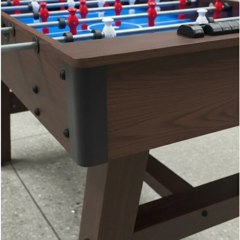 Futbolito Metegol De Madera C/accesorios Resistente Semipro Marrón