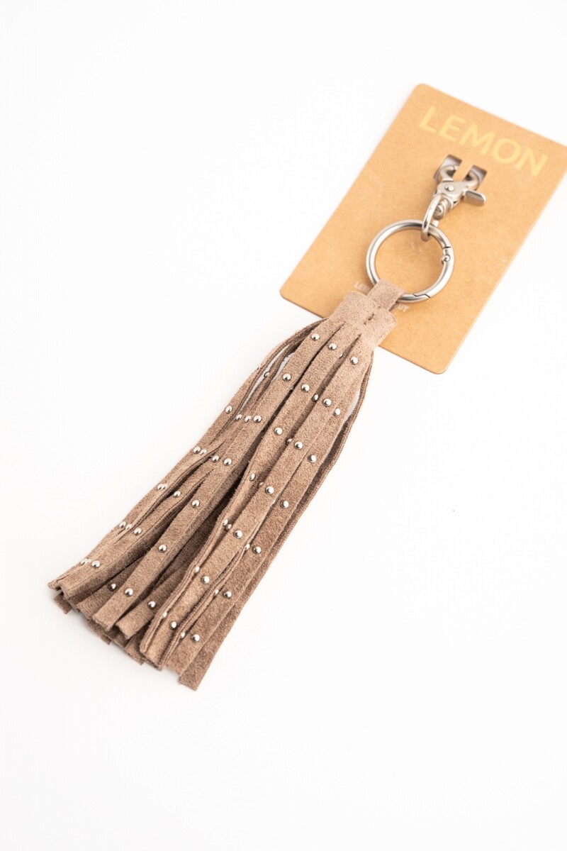 Charm Flecos Y Tachas Gamuza Vegana Vison