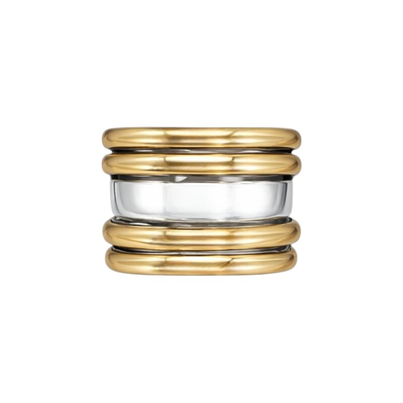 Anillo Varios-Plata y Oro-Sin Piedra-AN5145 sinpiedra