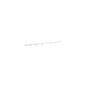 BARRA DE COCINA 60CM 6 GANCHOS METALTRU Blanco
