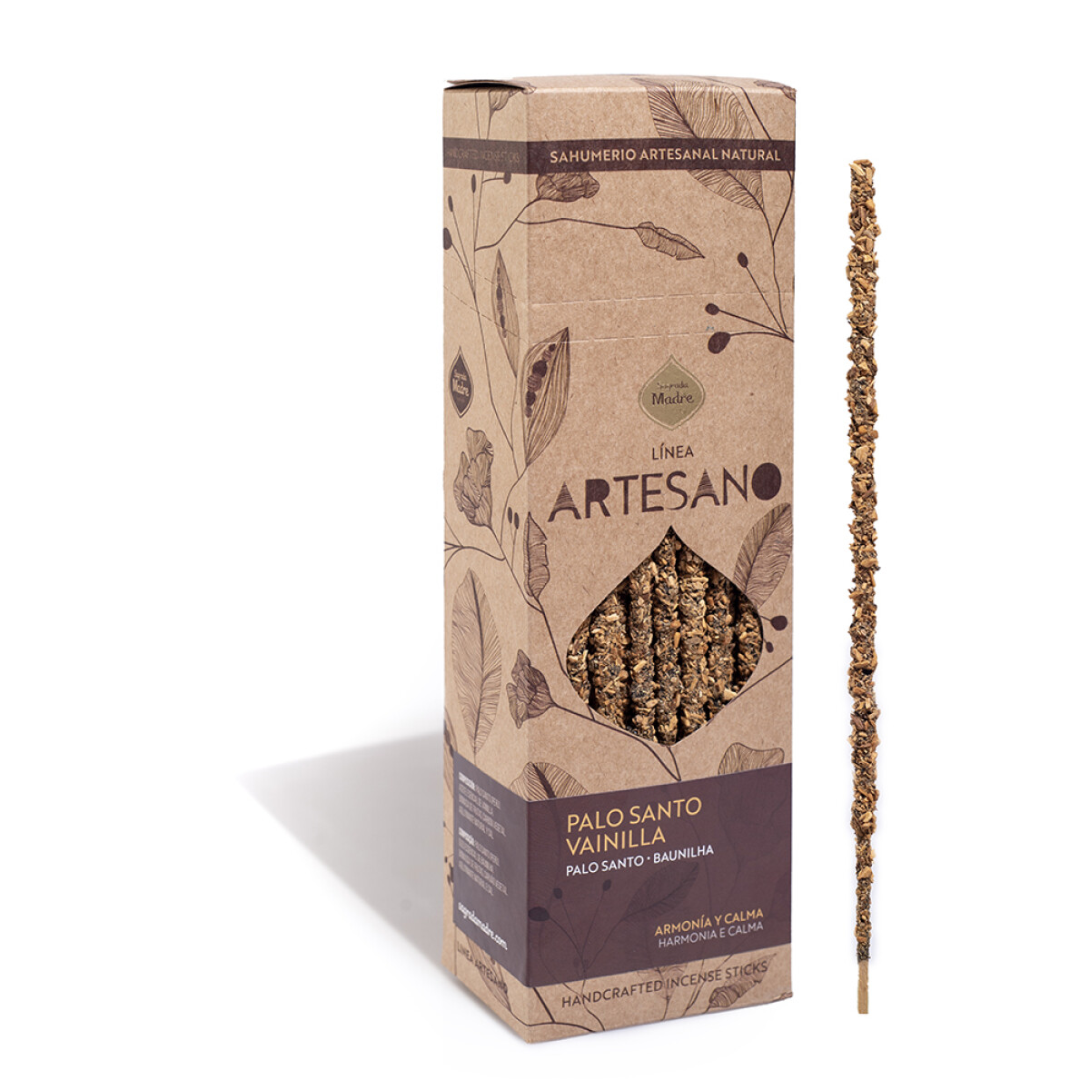 INCIENSO ARTESANO SAGRADA MADRE X30 - Palo Santo/vainilla 