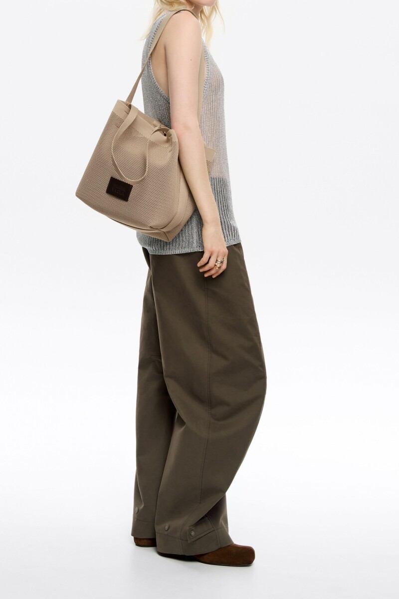 BOLSO SHOPPER FLYKNIT Natural