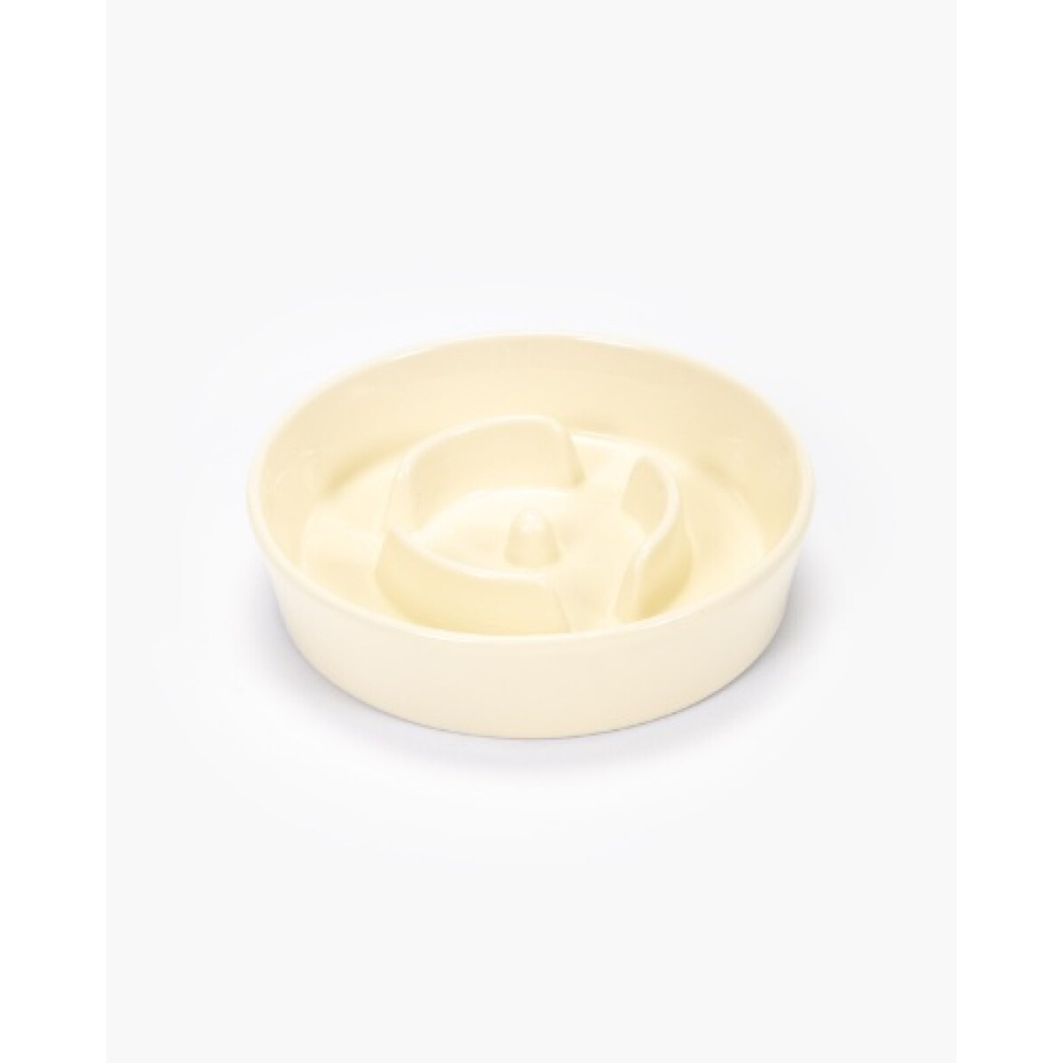 Comedero cerámica come lento 16cm, Blanco - Comedero Cerámica Come Lento 16cm, Blanco 