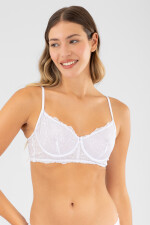 Soutien con aro amapola Blanco