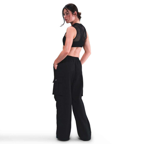 Pantalón Nike Sportswear Alto-Rise Oversized Woven Cargo de Mujer negro