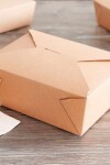 Envase de cartón kraft, caja rectangular 215 x 160 x 50 mm - 50 u Envase de cartón kraft, caja rectangular 215 x 160 x 50 mm - 50 u