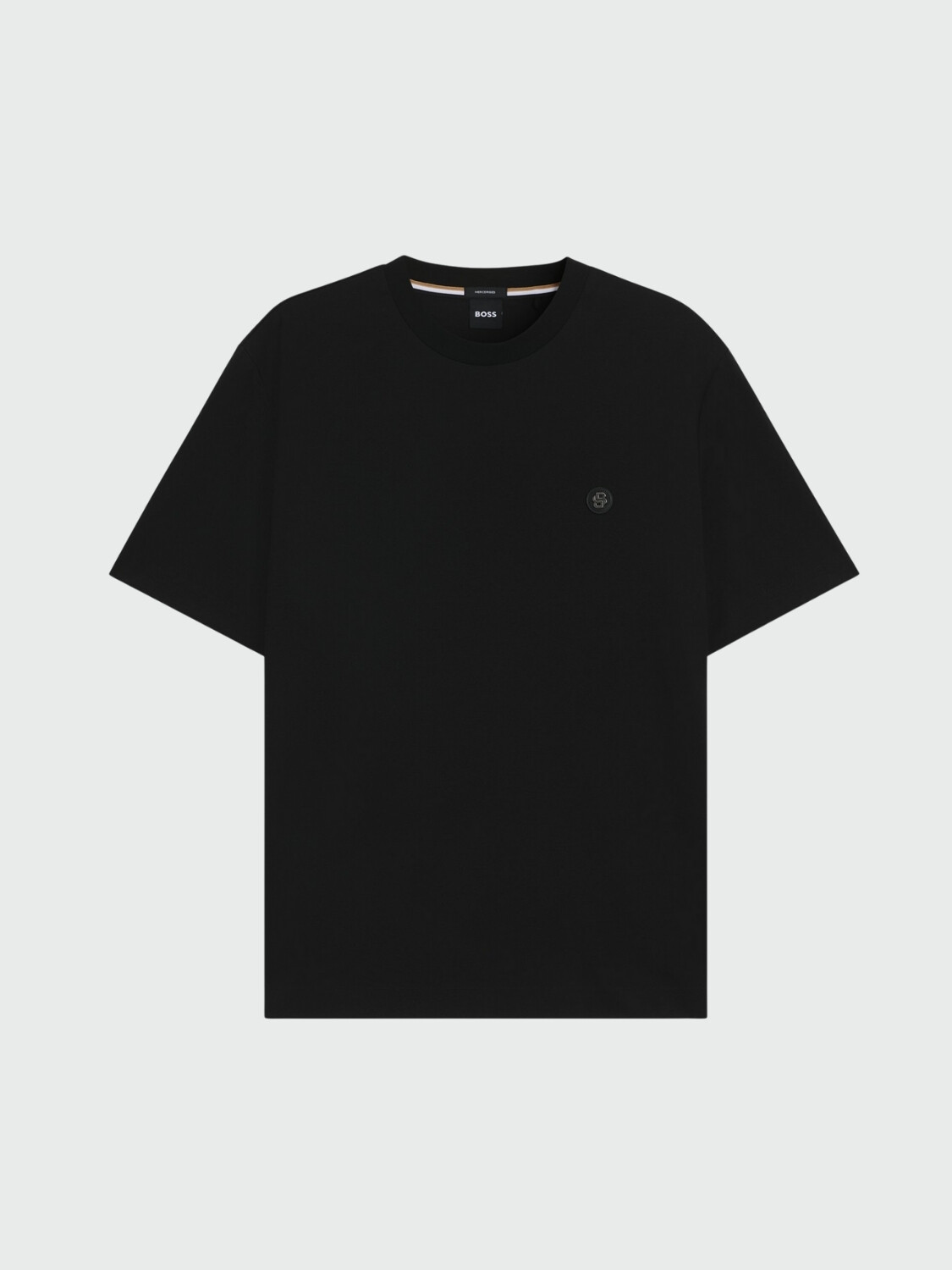 BOSS - Remera Double B Monogram Negro