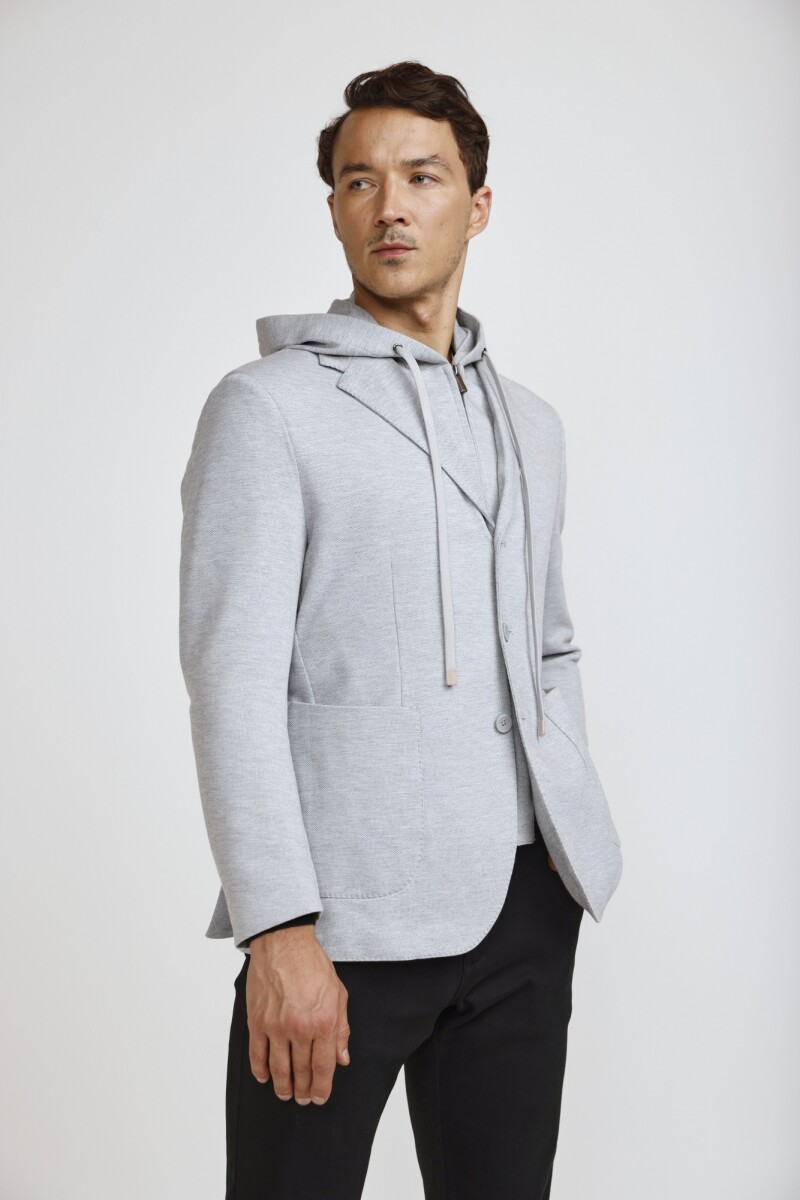 Blazer Boggiani Con Capucha GRIS