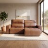 Sillón cama Madrid - 4 Cuerpos 100% Cuero Copper