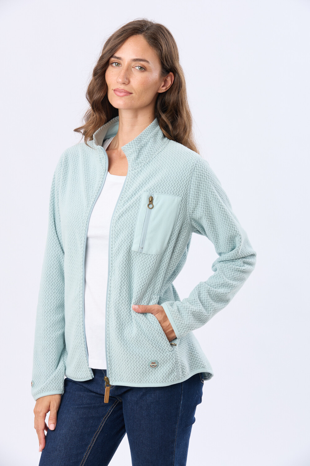 CAMPERA DE MICROPOLAR Verde