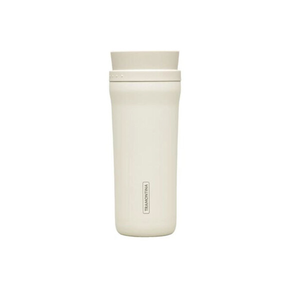 Vaso térmico 460ml con boquilla 360° beige -TRAMONTINA TF6736