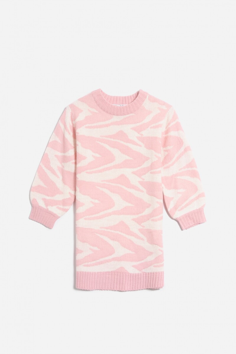 Sweater estampado - Rosa 