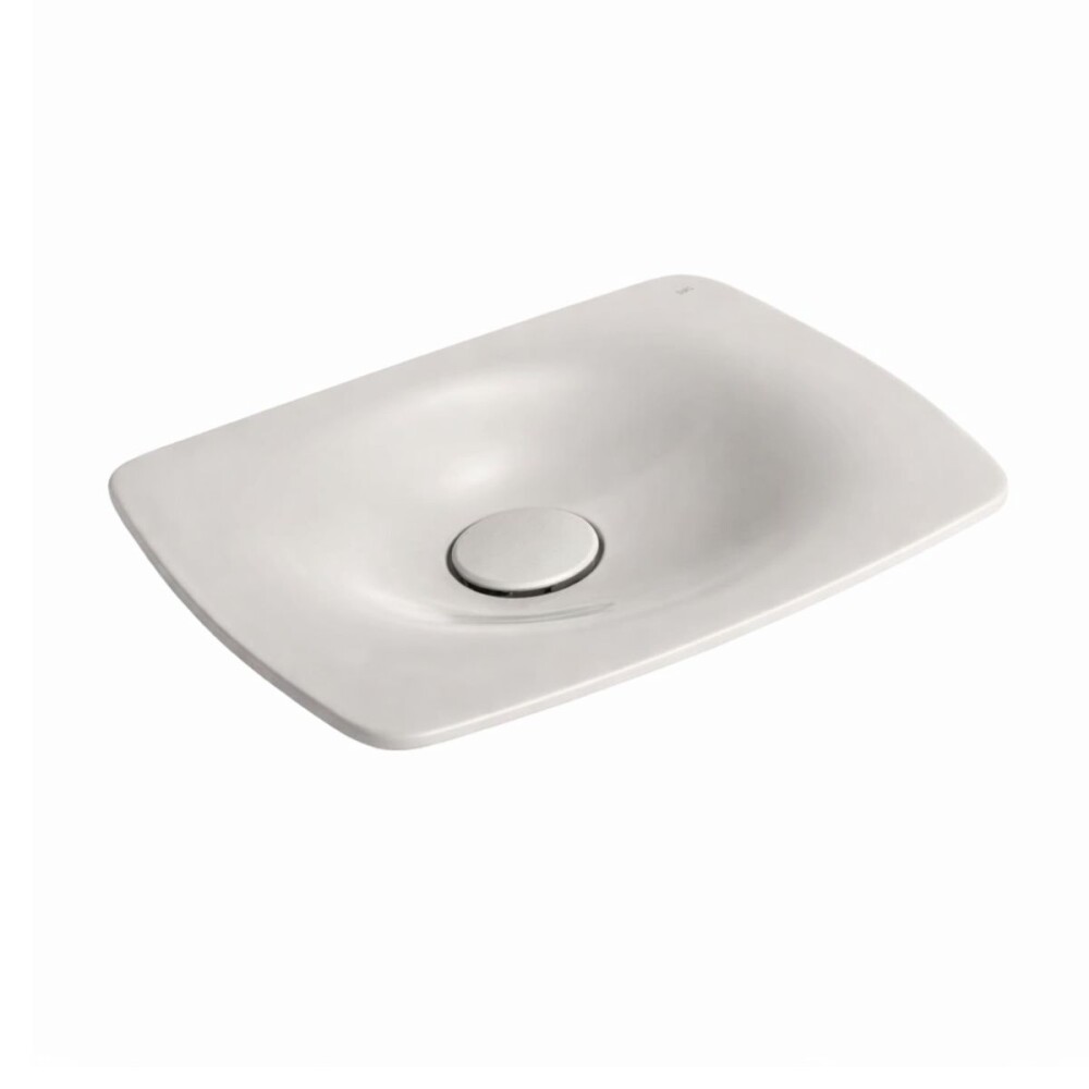 Bacha de sobreponer rectangular 50x35 cm Liquid Barbante Deca Bacha De Sobreponer Rectangular 50x35 Cm Liquid Barbante Deca