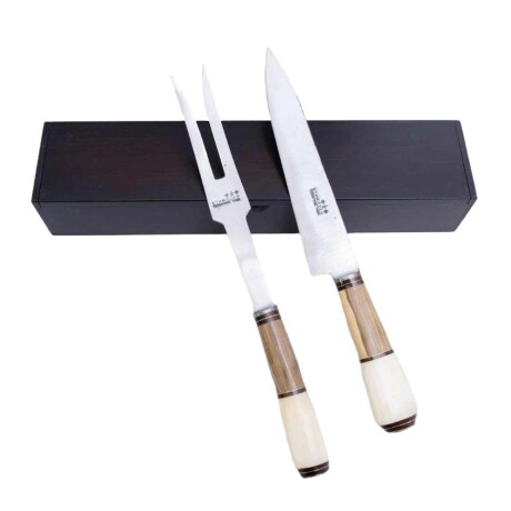 SET SCHMIEDEN CUCHILLO Y TENEDOR TRINCHAR 18CM CAR MADERA JUE103 SET SCHMIEDEN CUCHILLO Y TENEDOR TRINCHAR 18CM CAR MADERA JUE103