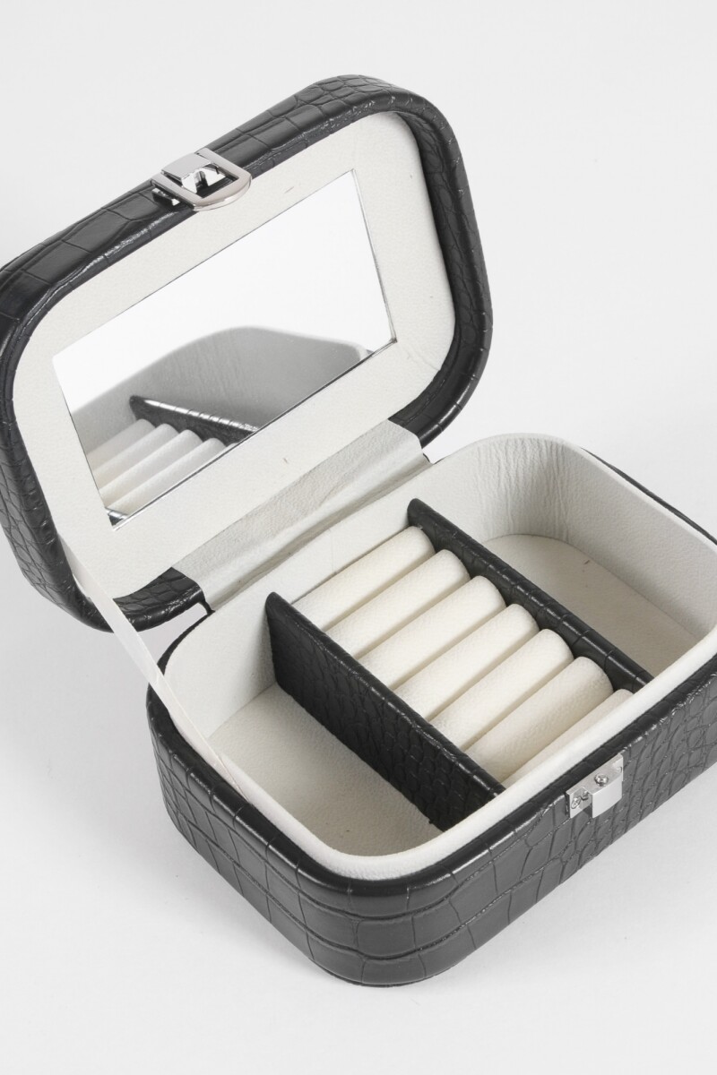 Alhajero organizador croco negro