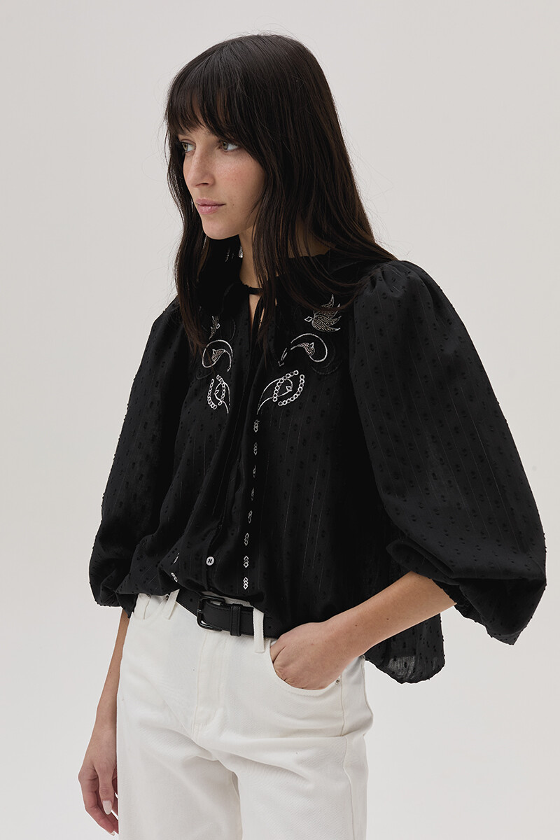 Blusa West Negro