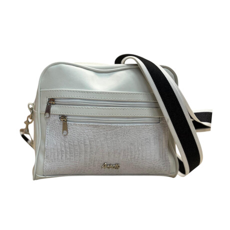 Morral Princess Cinta Gris y negro Blanco