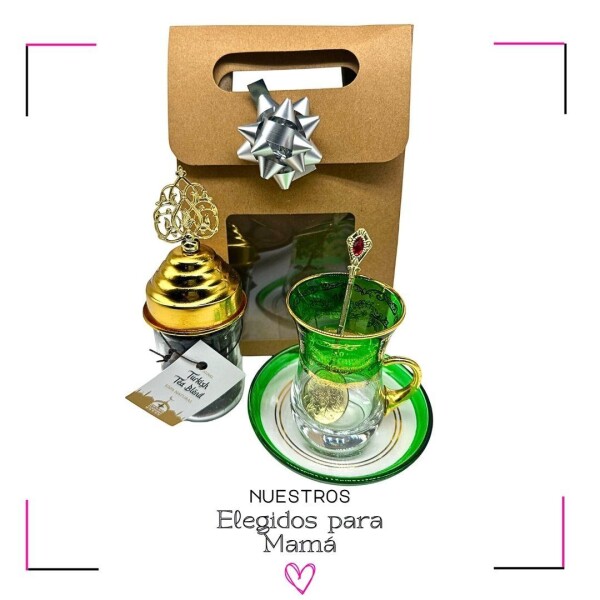 JUEGO VIP + BLEND DE TÉ + CUCHARITA Verde