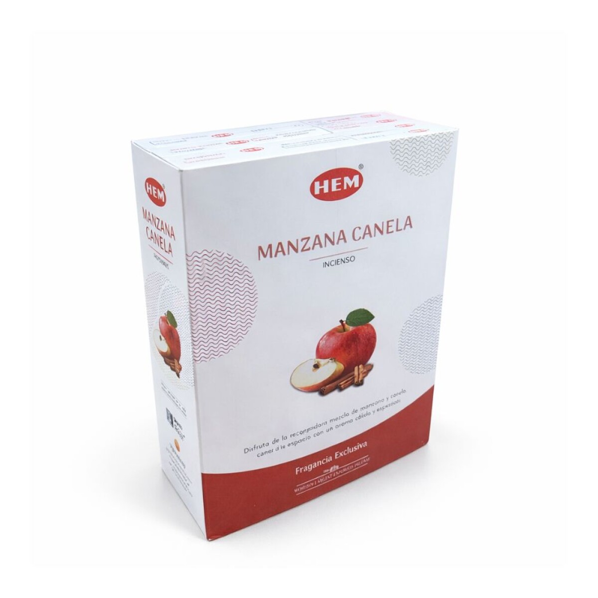 INCIENSO HEM PREMIUM 25 GR - CAJA X12 - Manzana/canela 