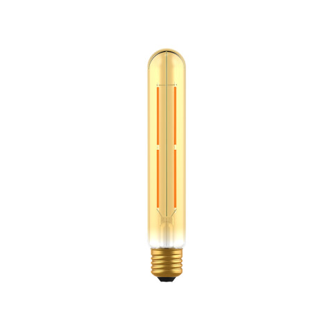 Lámpara LED vintage tubo ámbar E27 6W cálida dim IX1893