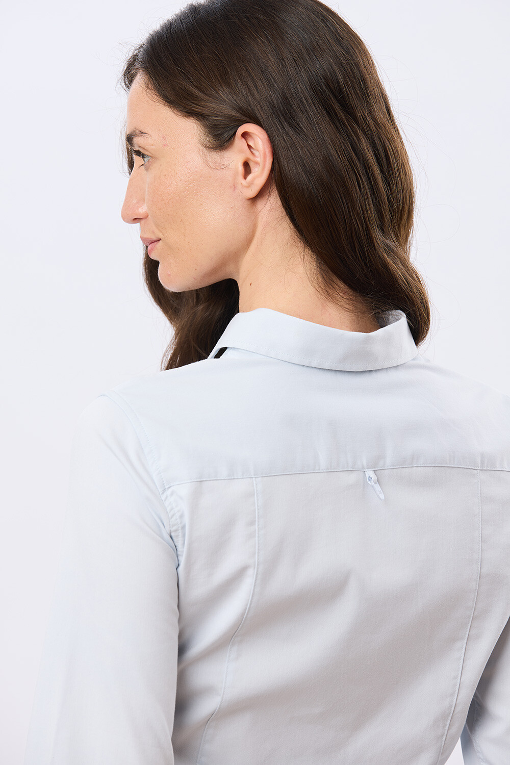 CAMISA LISA Celeste