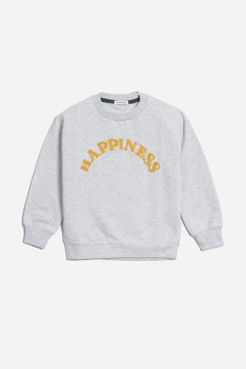Buzo Happiness - Gris melange 
